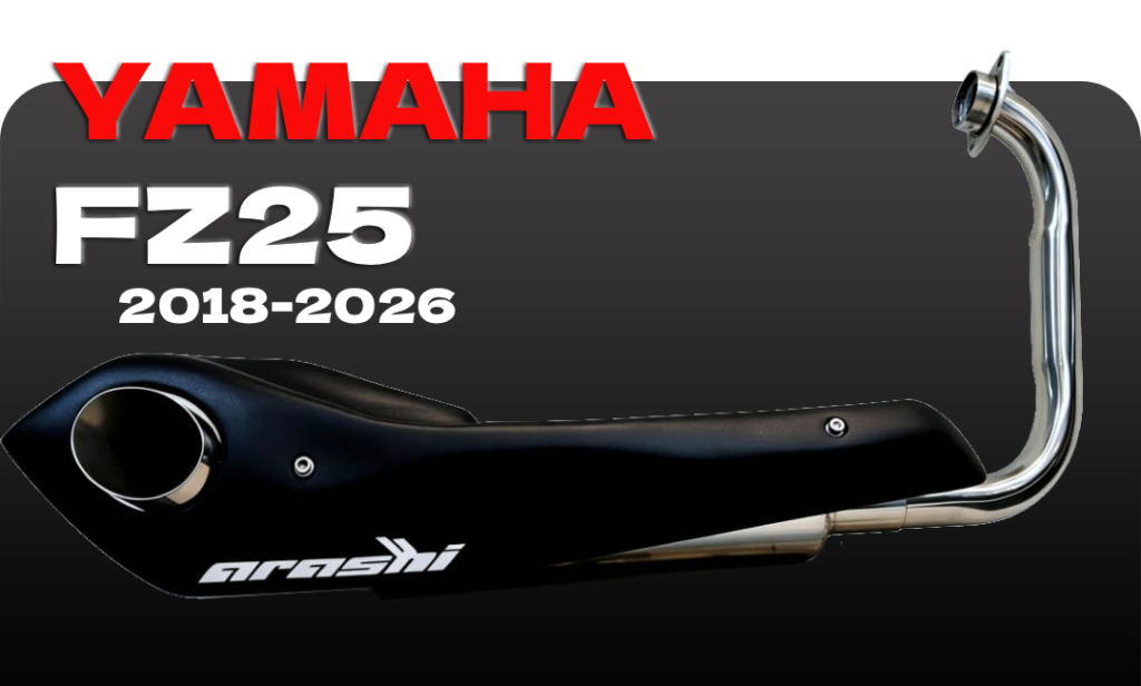 Escapamento esportivo yamaha fz25
