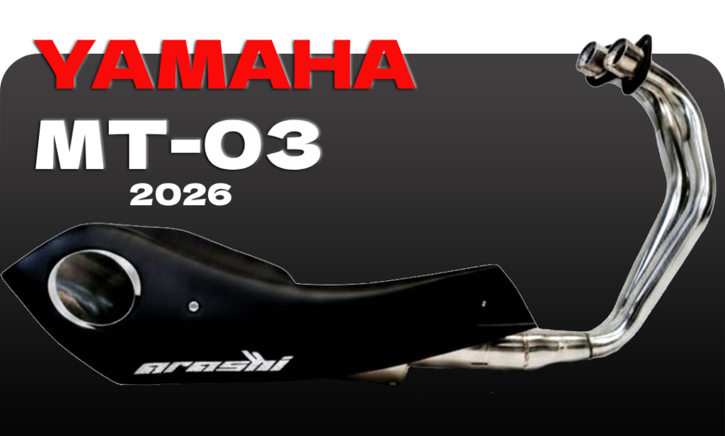escapamento full inox para yamaha mt03