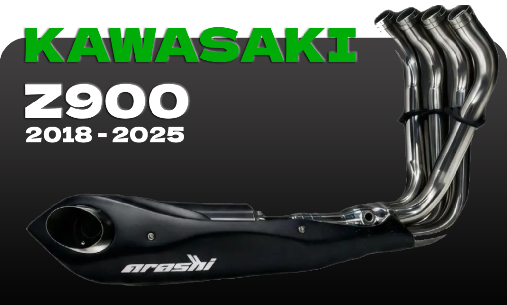 escapamento esportivo arashi kawasaki